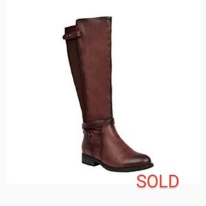 Burgundy Riding Boots